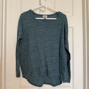 Old Navy Green Long Sleeve Scoop Neck Top – Size S